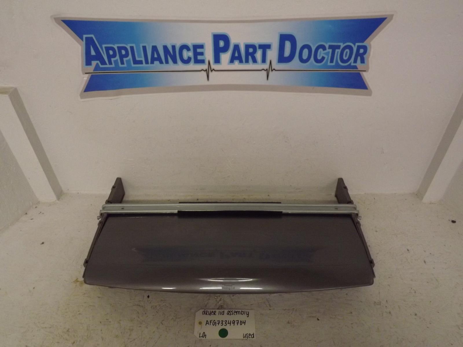 LG Dryer AFG73349704 Lid Assembly Used LG Dryer AFG73349704 Lid Assembly Used